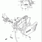 RM80 Crankcase cover - water pump (model g / h / j)