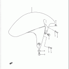 GSX-R750W Front fender (model r / s)