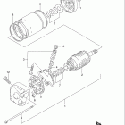 DR250SE Starting motor (model p / r / s)