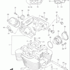 DR650SE Головка цилиндра