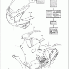GSX-R750W Cowling body parts (model p m18)