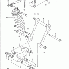 GSX-R750W Rear cushion lever (model r / s)