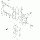 DR250SE Передний суппорт тормозной
