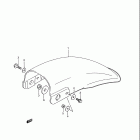 RM80 Rear fender (model g / h / j / k / l / m)