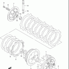 DR250SE Сцепление