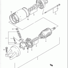 GSX-R750W Starting motor (model r / s)