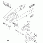 RM80 Rear swinging arm (model m / n / p / r / s)