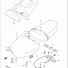 GSX-R750W Seat (model p)