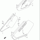 DR250SE Frame cover (model l / m)