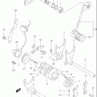 DR650SE Механизм  переключения передач