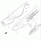 DR650SE Frame cover (model r / s)