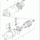 GSX-R750W Starting motor (model p)