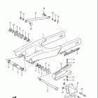 RM80 Rear swinging arm (model k)