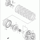 GSX-R600W Сцепление