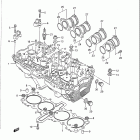 GSX1100G Головка цилиндра