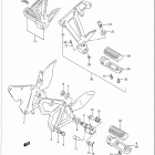 GSF400 BANDIT Подножки