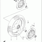 GSX-R600W Переднее колесо