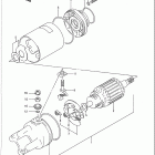 GSX-R600W Стартер электрический