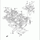 GSF400 BANDIT Головка цилиндра
