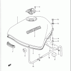 GSF400 BANDIT Топливный бак