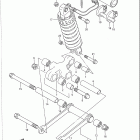 GSX1100G Rear cushion lever (model m)