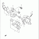 GSF400 BANDIT Передний суппорт тормозной