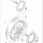 GSX1100G Переднее колесо