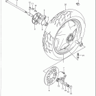 VX800 Заднее колесо