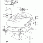 GSX-R750 Fuel tank (model m)