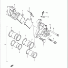 GSX-R750 Передний суппорт тормозной