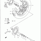 RM250 Rear wheel (model l / m)