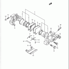 GSX-R1100 Задний суппорт