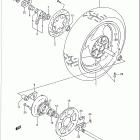 GSX-R1100 Заднее колесо