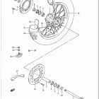 RM125 Rear wheel (model k)