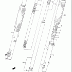 DR650S Передняя вилка