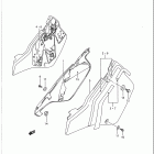 RM125 Обтекатель рамы