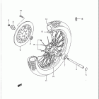 VS750GLP Переднее колесо