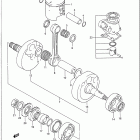 RM125 Crankshaft (model k)