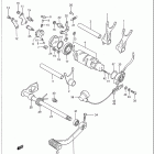 VS750GLP Механизм  переключения передач