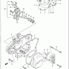 RM125 Crankcase cover- water pump (model k)