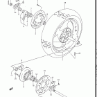 GSX-R1100 Rear wheel (model l)