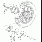 DR100 Заднее колесо