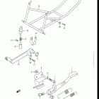 GSX-R1100 Подножка