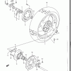 GSX-R1100 Rear wheel (model k)