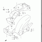 GSX-R1100 Rear fender (model l)