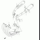 GSX-R1100 Глушитель