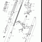 DR100 Front fork (model h / j / k / l)
