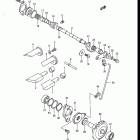 RM125 1986-1988 Exhaust valve (model h / j)