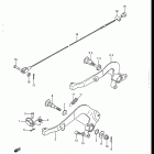 RM125 1986-1988 Задний тормоз