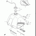 DR125 1986-1988 Fuel tank (model g / h)